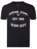 T-shirt Armani Jeans logo koszulka męska czarna bawełniana